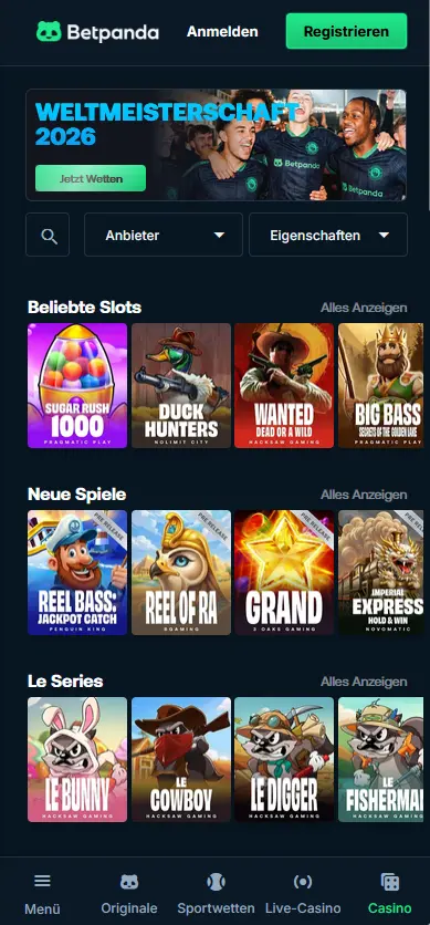 Bet Panda Casino Review für Spieler aus Deutschland